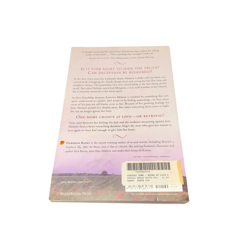 A Scarlet Cord Bound By Love Deborah Raney Paperback Romance